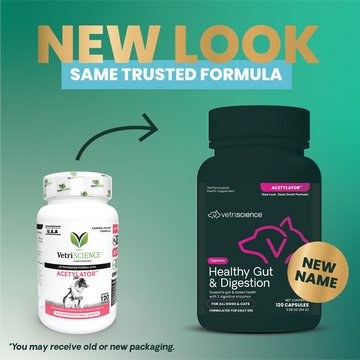 VetriScience Acetylator Digestive Supplement for Cats & Dogs (120 caps) - 0