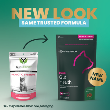 VetriScience Probiotic Everyday Gut Health Supplement for Cats (60 chews) - 0