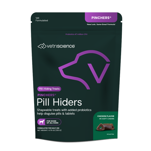 VetriScience Pinchers Pill Hiding Treats for Dogs, Chicken (45 ct)