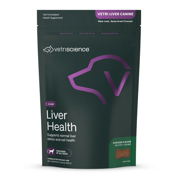 VetriScience Vetri Liver Supplement for Dogs (60 soft chews)