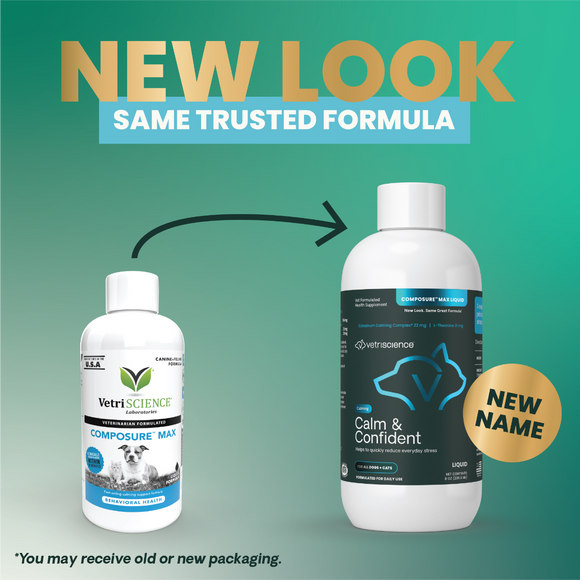 VetriScience Composure Liquid Calming Supplement for Cats & Dogs (8 oz)