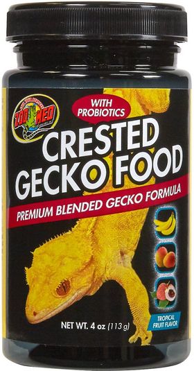 Zoo Med Crested Gecko Premium Blended Tropical Fruit Dry Food - 0