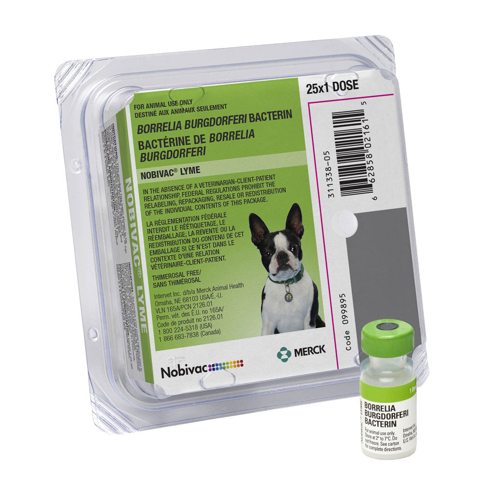 Nobivac Lyme Vaccine for Dogs, 25 Doses