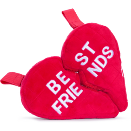 BARK Friends Furever Plush & Wearable BFF Heart Two-Part Dog Toy - 0