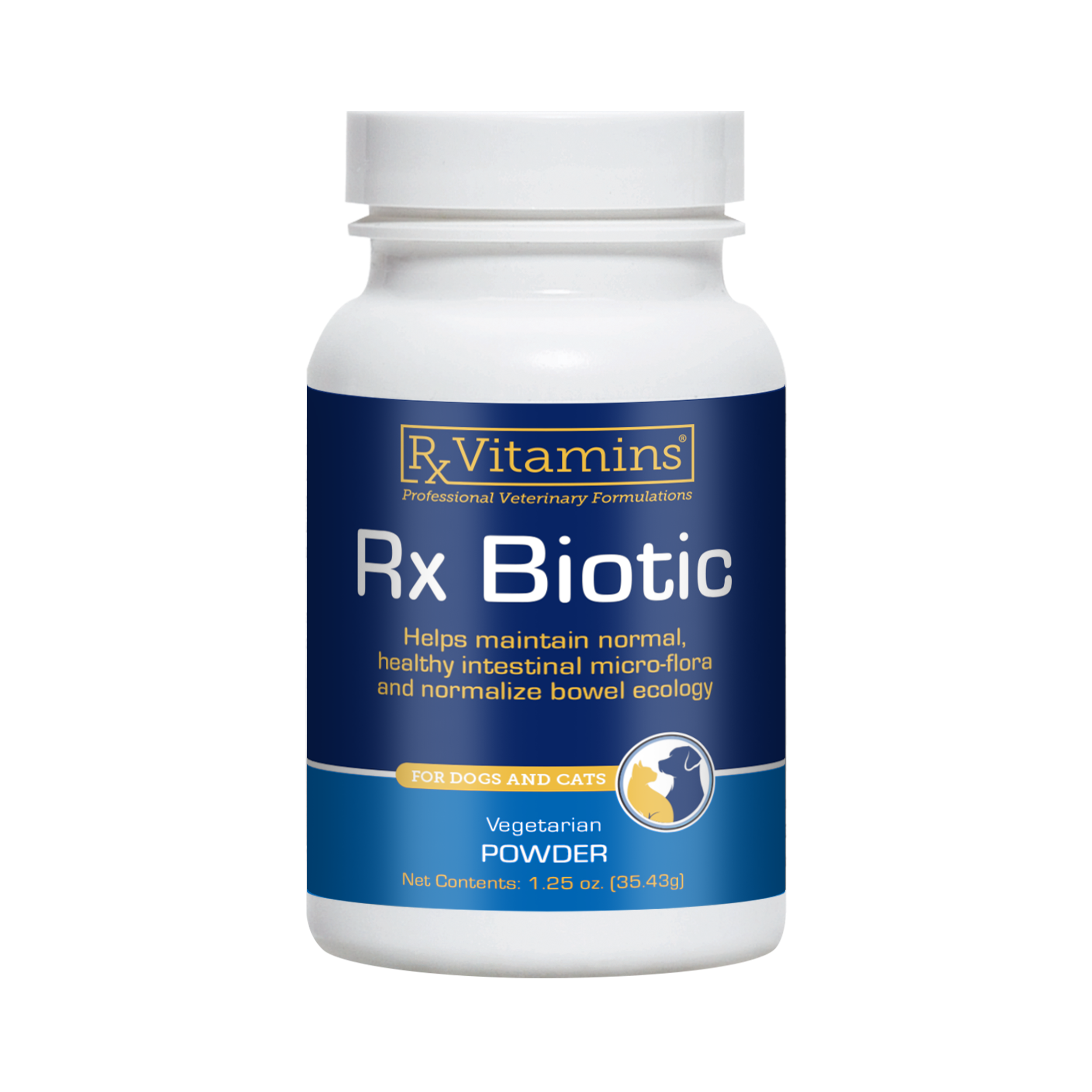 Rx Biotic Powder Digestive Supplement for Cats & Dogs