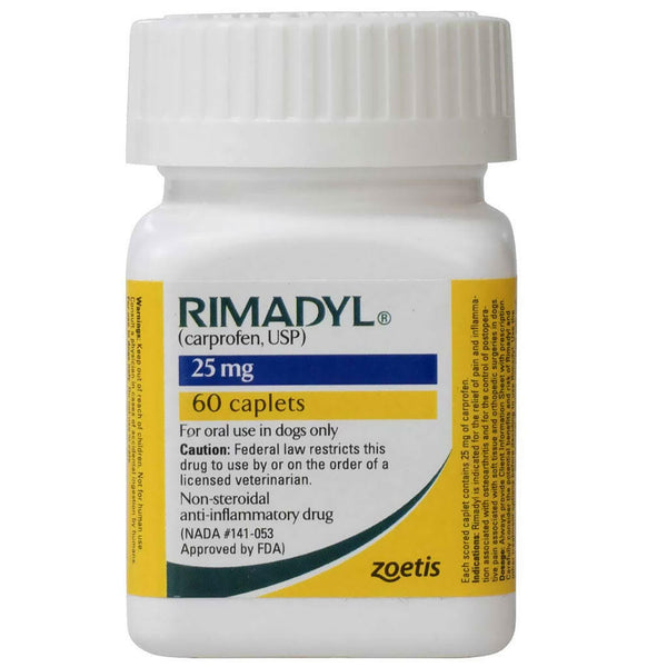 Rimadyl (Carprofen) Caplets, 25mg 60 count