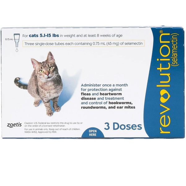 Revolution for Cats 5.1-15 lbs 3 doses