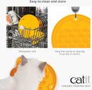 Catit Creamy Feeding Mat for Cat, Orange-4
