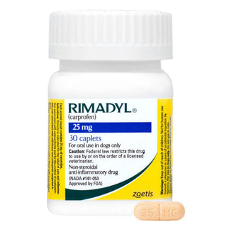 Rimadyl (Carprofen) Caplets, 25mg 30 count