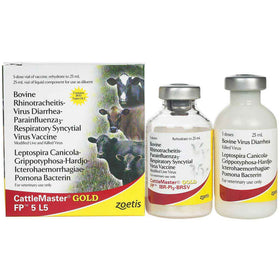 CattleMaster Gold FP 5 L5 Cattle Vaccine, 5-Doses