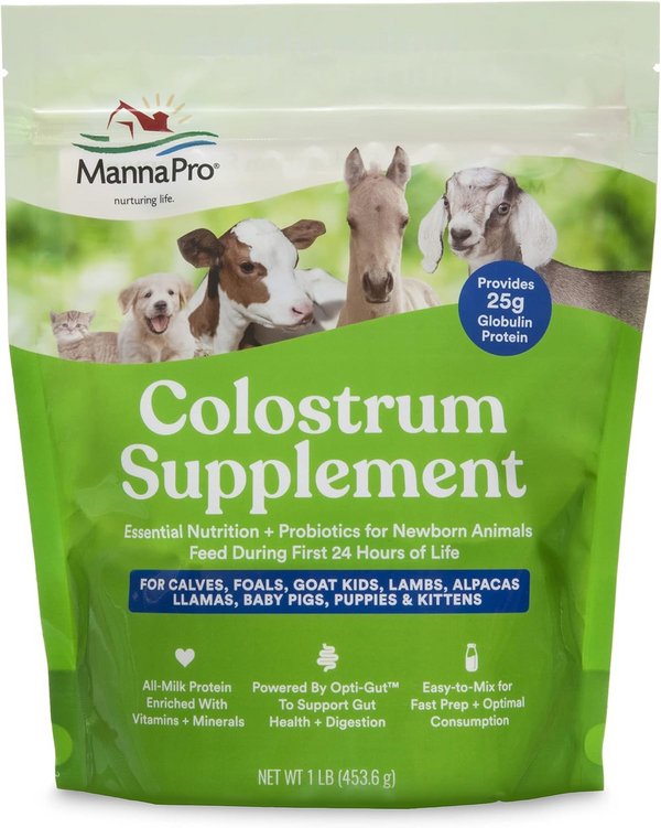 manna pro colostrum supplement