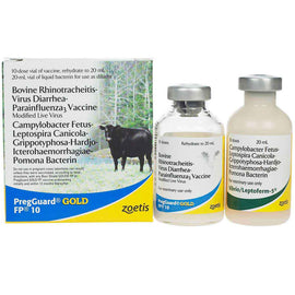 PregGuard Gold FP 10 Cattle Vaccine, 10 Doses