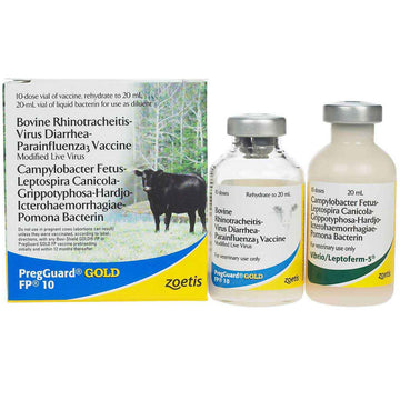 PregGuard Gold FP 10 Cattle Vaccine, 10 Doses