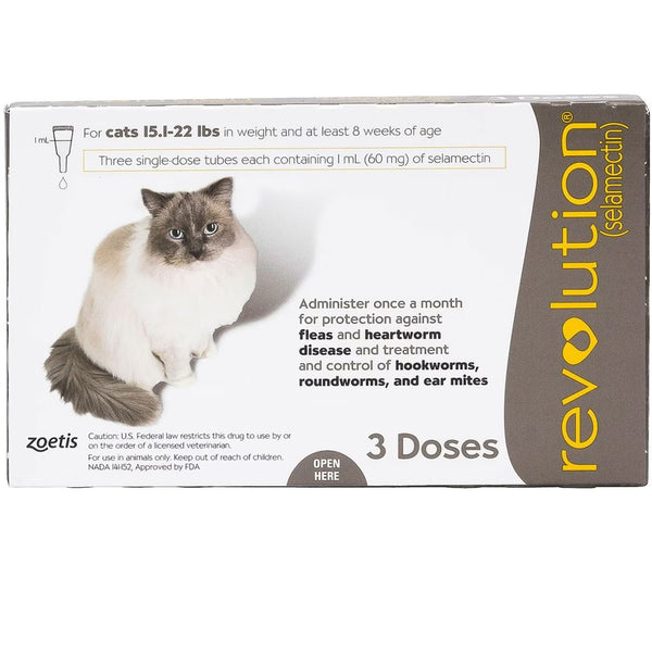 Revolution for Cats 15.1-22 lbs 3 dose