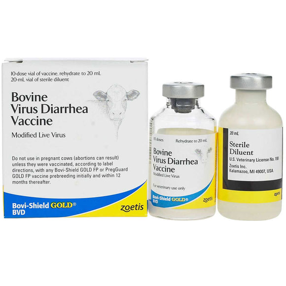 Bovi-Shield Gold BVD Cattle Vaccine, 10 Doses