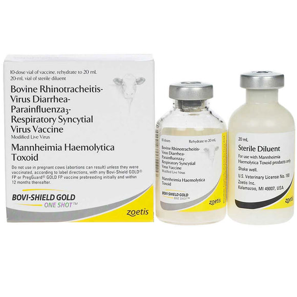 Bovi-Shield Gold One Shot Cattle Vaccine, 10-doses
