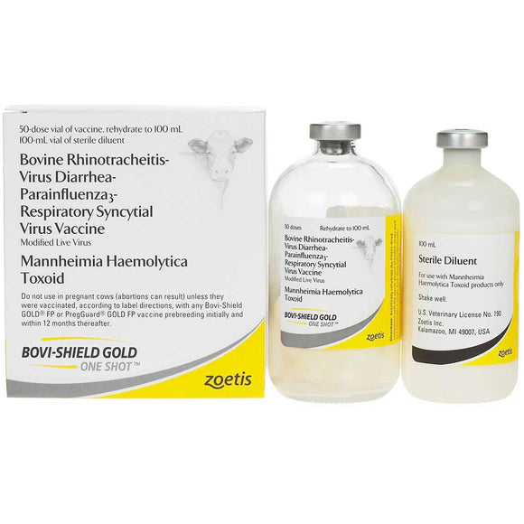 Bovi-Shield Gold One Shot Cattle Vaccine, 50-doses