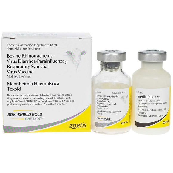 Bovi-Shield Gold One Shot Cattle Vaccine, 5-doses
