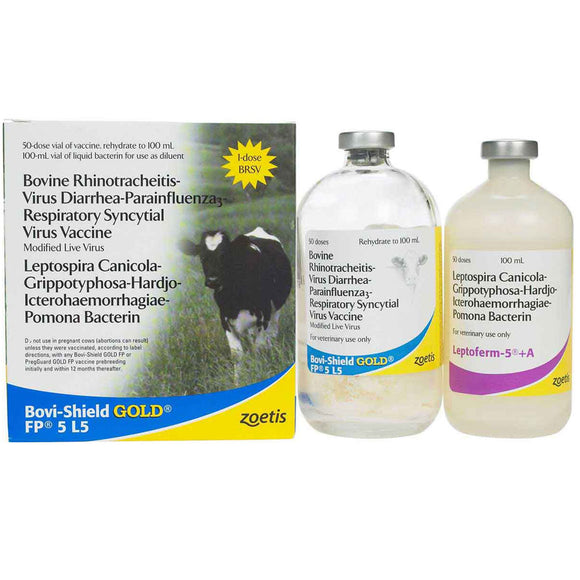 Bovi-Shield Gold FP 5 L5 Cattle Vaccine, 50-doses