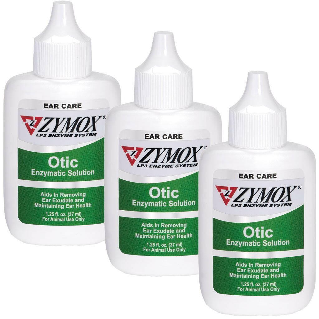 Zymox Otic Ear Treatment without Hydrocortisone Dog Ear Care.