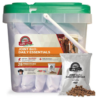Formula 707 Joint 6-in-1 + Daily Essentials Combo Daily Fresh Packs For Horses (28 Day Supply)
