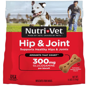 Nutri-Vet Hip & Joint Advanced Strength Biscuits for Dogs (4 lb)