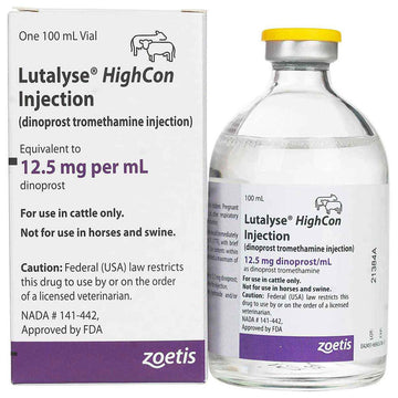 Lutalyse HighCon Injection for Cattle, 100-ml