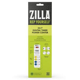 Zilla 24/7 Digital Timer Power Center Digital