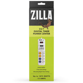 Zilla 24/7 Digital Timer Power Center Digital