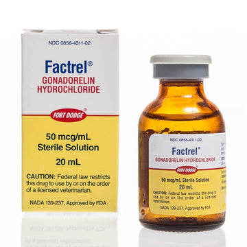 Factrel Injection (gonadorelin injection) for Cattle, 20-ml