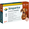 Simparica for Dogs 11.1-22 lbs 6 chewable