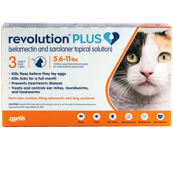 Revolution Plus for Cats 5.6-11 lbs