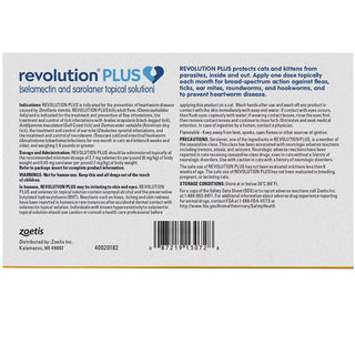 Revolution PLUS for Cats 2.8-5.5 lbs backside