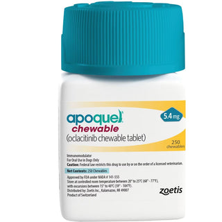 Apoquel (oclacitinib) Chewable Tablets, 5.4mg
