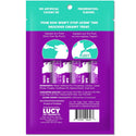 Lucy Pet Products Doggy Lickies Creamy Puree Dog Treat Chicken, Sweet Potato  Pumpkin backside