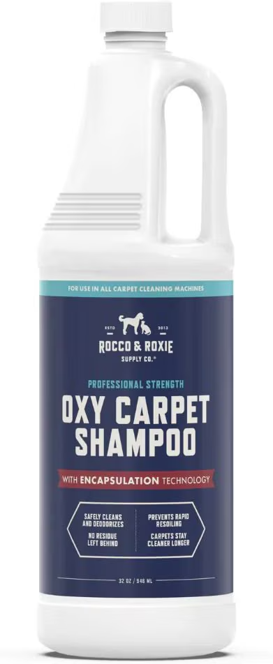 Rocco & Roxy Professional Strength Oxy Carpet Shampoo (32 oz)