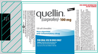 Quellin (Carprofen) Soft Chews for Dogs, 100mg