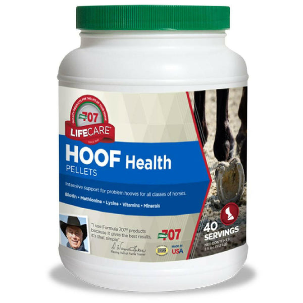 Formula 707 Hoof Health Hay Flavor Pellets Supplement For Horses (2.5 lb, 40 Servings)