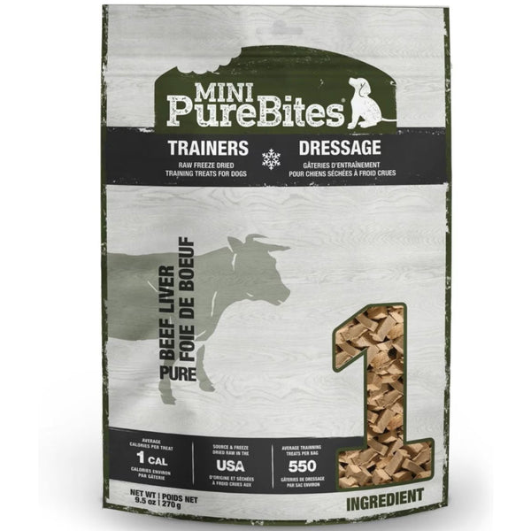 PureBites Beef & Liver Freeze Dried Treats For Dogs (9.5 oz)