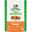 Greenies Pill Pockets Cheese Flavor Treats for Dogs, Capsule Size 30 count