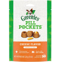 Greenies Pill Pockets Cheese Flavor Treats for Dogs, Capsule Size 30 count
