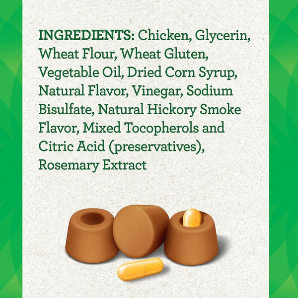Greenies Canine Pill Pockets Chicken Flavor, Capsule Size ingredients