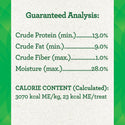 Greenies Canine Pill Pockets Chicken Flavor, Capsule Size guaranteed analysis