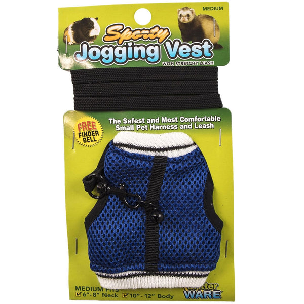 Ware Sporty Jogging Vest for Small Animal Harness & Leash, Color Varies Medium