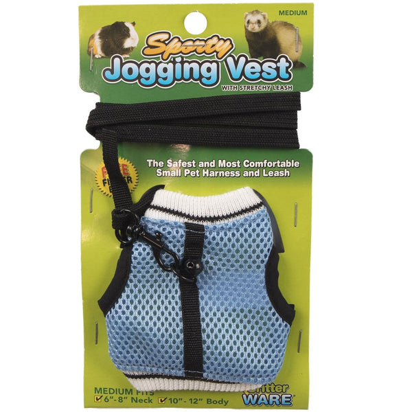 Ware Sporty Jogging Vest for Small Animal Harness & Leash, Color Varies Medium