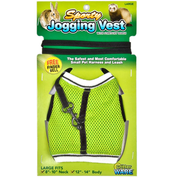 Ware Sporty Jogging Vest for Small Animal Harness & Leash, Color Varies Large