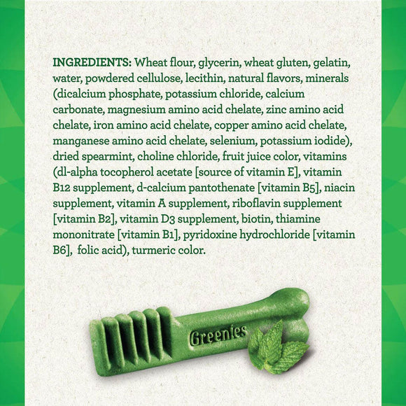greenies dog dental treats