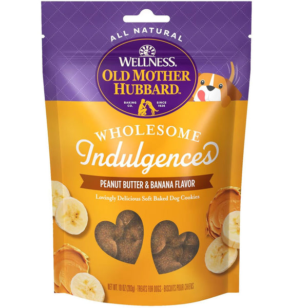 Old Mother Hubbard Wholesome Indulgences Peanut Butter & Banana Dog Treats, 10 oz