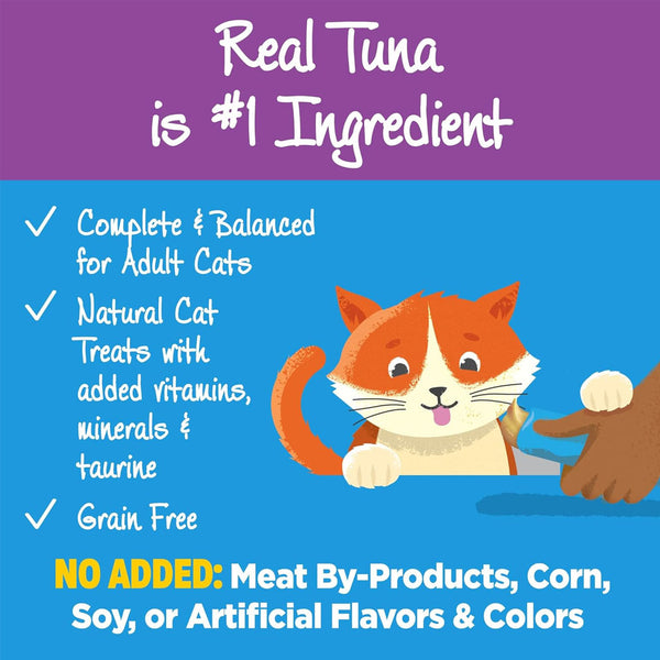 Wellness Lickable Treats Tuna Recipe Natural Treats for Cats