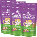 Wellness Lickable Treats Duck Recipe Natural Treats for Cats 6-pack